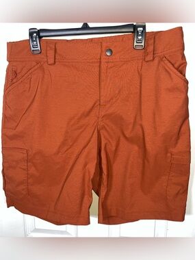 Women’s Duluth Trading 16 Dry On The Fly Shorts Orange Nylon Cargo
